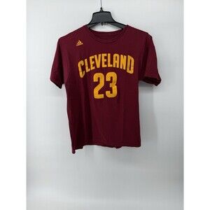 Cleveland Cavaliers Shirt Mens Large LeBron James 23 NBA The Go To Tee Adidas